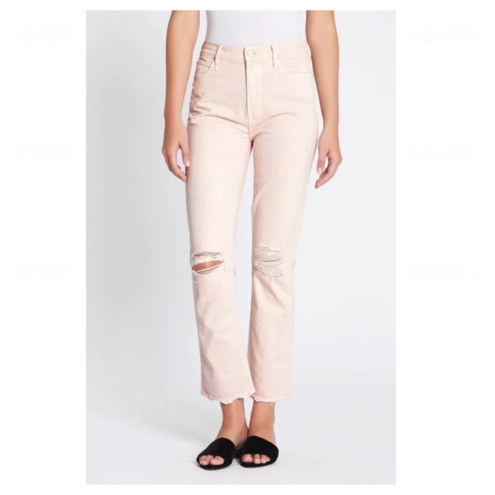 Mother Superior High Waisted Rascal Ankle Jean The Devil Drinks Coffee Size 29